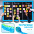 60 ft Ruffled Bulletin Board Borders Decoration Non Woven Fabric Bulletin Board Ocean Trim Blue Green Bulletin Board Border Poster Board Decoratio...