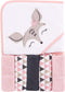 Luvable Friends Unisex Baby Hooded Towel with Five Washcloths, Deer, One Size...