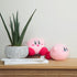 TOMY Nuiguru Knit Kirby Plush - Waving Kirby Plushie - Crochet Plushies - Collectible Crochet Stuffed Animals - Soft Cozy Plush Toys and Kirby Roo...