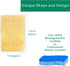 Natural Loofah Kitchen Sponge (XL - 10 Pack) - Natural Sponges for Dishes - Eco Friendly Sponges - Compostable Sponge - Biodegradable Sponges Kitc...
