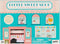 Petit Collage Wind Up Toy Playset, Little Sweet Shop – Wooden Toddler Toy Set with Wind-Up Ice Cream Truck, Track Pieces, and Pop-Out Play Pieces ...