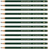Faber-Castell pencils, Castell 9000 graphite pencils, 8B Pre-sharpened Black lead pencils for sketch, shading, drawing, artist - box of 12 (8B)...
