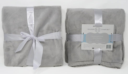 Luxuriously Soft Baby Blanket - Grateful Gray - 30" x 40" - Super Soft Baby Blankets | Receiving Blanket | Ideal for Newborns...
