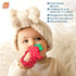 RaZbaby RaZberry Grip Silicone Teether Toy for 3M+ | Drop Resistant Hand Held Teether for Babies and Infants - Designed by Nature with Our Patente...