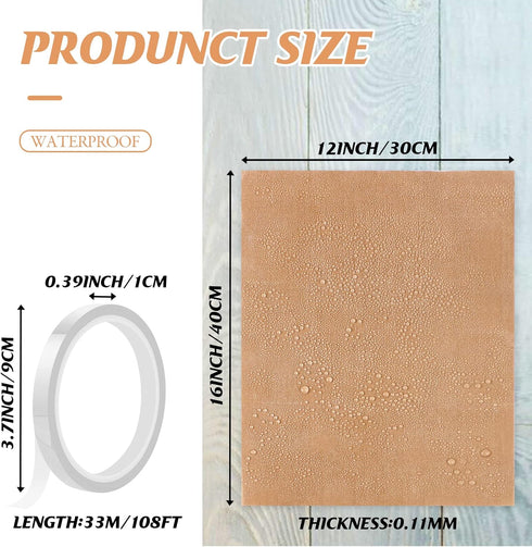 HTVRONT Teflon Sheets for Heat Press - 3 Packs 12" x 16" Teflon Paper with 3 Rolls 10mm x 33m Heat Tape for Sublimation Non-Stick PTFE Teflon Shee...