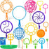 JOYIN Big Bubble Wands Set Bulk for Kids Summer Outdoor Activity Party Favors, 18 Pcs Giant Bubble Maker with Tray, 12" Large, 6 Pcs Bubble Soluti...