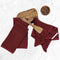 Maroon Dark Red Brick Red Kitchen Hand Dish Towels: Oversized 28" x 18",100% Cotton Cloth Soft Cleaning Drying Absorbent Textured Design, Set of 3...