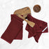 Maroon Dark Red Brick Red Kitchen Hand Dish Towels: Oversized 28" x 18",100% Cotton Cloth Soft Cleaning Drying Absorbent Textured Design, Set of 3...
