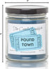 Two Tickets to Pound Town - Blueberry Pound Cake Scented - Funny 6 OZ JAR Candle- 40 Hour Burn TIME...