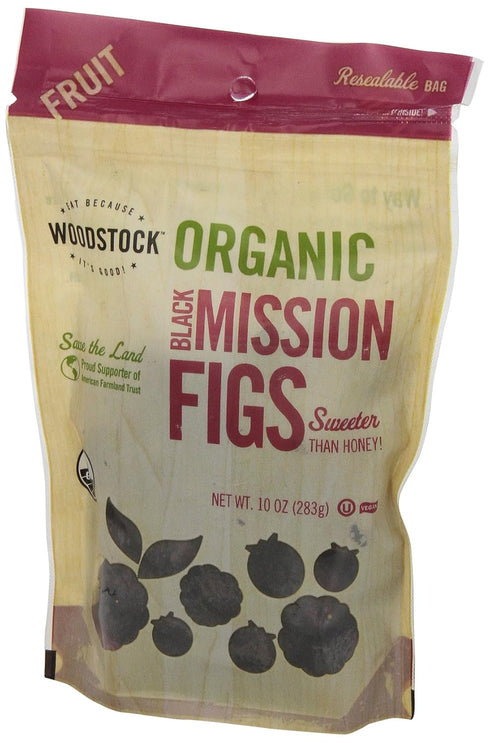 Woodstock Farms Black Mission Dried Figs, 10 Ounce...