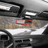 Compatible with 2011-2015 Chevrolet Camaro, Car Rear View Mirror Interior Trim Cover (Red)...