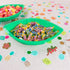 Super Z Outlet Palm Leaf Hawaii Style Food Reusable Snack Tray, Cookies, Chips, Candy Dip for Jungle Island Themed Party Decorations Platter (12 P...