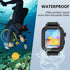 Hensinple IP68 Waterproof Case and Band for Apple Watch Series 9 8 7 41mm with Screen Protector, 360 Protective Hard PC Shockproof Bumper Heavy Du...