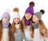 Tatuo DIY Faux Fur Pom Poms Ball with Press Button Removable Fluffy Pompom for Knitting Hats Shoes Scarves Bag Accessories (Neutral Color, 14)...
