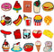 Food Themed Shoe Decoration Charms, 20Pcs Hamburg Pizza Dessert Charms for Shoe Wristband Decoration, PVC Shoe Charm Accessories for Party Favor H...