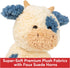 GUND Cozys Collection Cow, Stuffed Animal for Ages 1 and Up, Spring Decor Plush Toy, Cream/Blue, 10”...