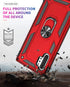 Military Grade Drop Impact for Samsung Galaxy Note 10 Plus Case 5G Metal Rotating Ring Kickstand Holder Magnetic Car Mount Armor Shockproof Case f...