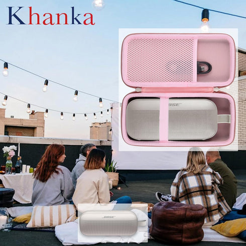 khanka Hard Travel Case Replacement for Bose SoundLink Flex Bluetooth Portable Speaker,Case Only. (Pink)...