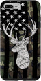 Deer Hunting Camouflage American Flag Whitetail Buck USA Case for iPhone 7 Plus/8 Plus...