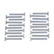 DCT Tee Bolt Set – 20 Pack 2-1/2in T Bolts for Woodworking, T Track Bolts Jig Bolts, 1/4in 20 Thread T Bolt...