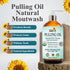 eSutras Pulling Oil Herbal Mouthwash Powerful Coconut Sesame Sunflower Oils + Essential Oils, Mint Clove Whitens Teeth Refreshes Breath Strengthen...
