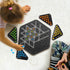 Triggle Rubber Band Game, Chain Triangle Chess Game Set Desktop Board Interactive Game for Kids Adult Family Party?2-4 Palyersf...