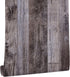 Yun-aeon Gray Wood Peel and Stick Wallpaper 17.3" X 80" Self Adhesive Wallpaper Backsplash Line Removable Wall Paper Bathroom Old Furniture Renova...