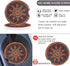 3 Pack Boho Steering Wheel Cover with Car Cup Holder Coasters Universal Baja Hippie Bohemian Style Steering Wheel Covers Cute Car Steering Wheel C...