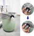 6 Pcs Black Trash Bag Holder - Reusable Trash Liner Cinch for Securing Trash Liners?Prevents Liners from Falling into Trashcan - Ideal for Outdoor...