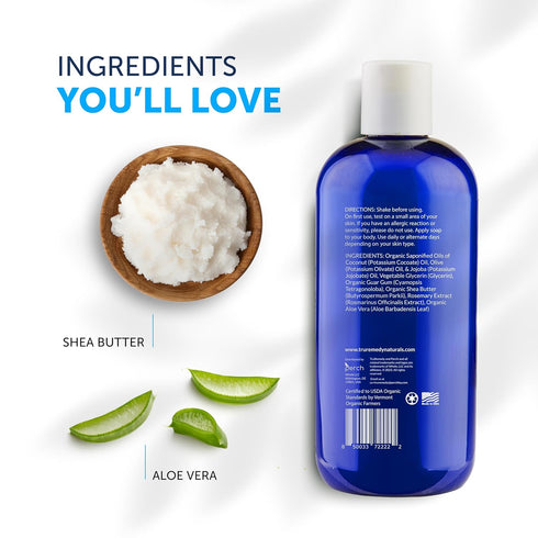 Truremedy Naturals Shea Butter Fragrance-Free Body Wash - Body Wash That Moisturizes - Shea Butter Fragrance-Free Body Wash (1 pk, 12 oz)...
