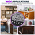 Swpeet 100Pcs 4 Sizes 3 in 1 Furniture Connecting Cam Lock Fittings Assortment Kit, Fastener Cabinet Connectors Hardware Bolts Furniture Connectin...
