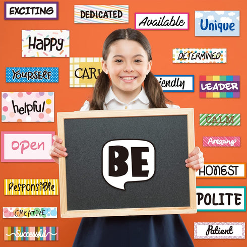 Motivational Classroom Cutouts Inspirational Quotes Classroom Bulletin Board Decorations for School Office Home Wall Art Decoration...