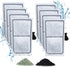 8 Pack Filter Cartridges for Top Fin Filter, Replacement Filter Cartridges for TOP FIN EF-S Element and BF5 BETTAFLO...