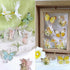 Flower Fairy Stickers Set - 160 Pcs Transparent PET Aesthetic Floral Stickers for Crafts, Envelopes, Resin, Junk Journal - Waterproof Clear Cute B...
