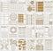 24 Pcs Assorted Drawing Journaling Stencils Set,Mixed Shapes Scale Painting Templates for DIY Albums Schedule Wall Art Decor,Reusable Plastic Pain...