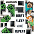 Eureka Minecraft Characters Door, Window, and Bulletin Board Go-Around Classroom Decorations for Teachers, 17 Pieces...