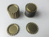 RUTICH 100 PCS Flat Decorative Bottle Cap Craft Bottle Stickers Double Sideds Printed for Hair Bows, DIY Pendants or Craft ScraPbooks(Gold)...