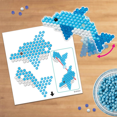 Aquabeads Arts & Crafts Ocean Life Theme Refill with Beads and Templates...