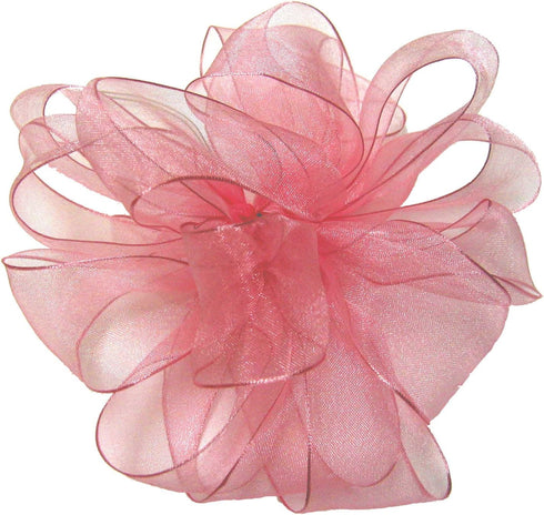 Offray Wired Edge Encore Sheer Craft Ribbon, 1-1/2-Inch Wide by 25-Yard Spool, Light Pink...