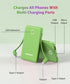 Alongza 6000mAh Small Portable Phone Charger with Built in Cable Lightweight Power Bank USB C Fast Charging External Battery Pack Slim Backup Char...