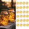 24 Pack Fairy Lights Battery Operated String Lights-3.3ft 20 LED Silver Wire Warm White for Wedding,Party,Table Centerpieces,DIY Crafts,Mason Jars...