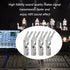 Tertullus 8 Pcs DIY Y Plugs Pure Copper Speaker Spade Connectors Y Plug Spade Speaker Wire Connectors 45 Degree Rhodium Plated Screw Locking Adapt...