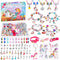 SUYUKI Girls Toys 5 6 7 8 9 10 11, Art Supplies for Girls Ages 8-12 Bracelet Making Kit for Girls 7 8 9 10 11 12 Unicorn Mermaid Toy Crafts for Gi...