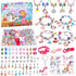 SUYUKI Girls Toys 5 6 7 8 9 10 11, Art Supplies for Girls Ages 8-12 Bracelet Making Kit for Girls 7 8 9 10 11 12 Unicorn Mermaid Toy Crafts for Gi...