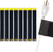 Selfie Straps by Wrap-It Storage, 12-inch (8-Pack), Black - Stretchy Hook and Loop Cord Organizer that Stays Attached to Cord for Electrical Cable...