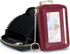 imeetu RFID Credit Card Wallet, Genuine Leather Zipper Card Case Holder with Removable Keychain(Red)...