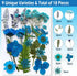 Flowers for Resin Model, Real Pressed Flowers Dry Leaves Bulk Natural Herbs Kit for Scrapbooking DIY Art Crafts, Epoxy Jewelry, Candle, Soap Makin...