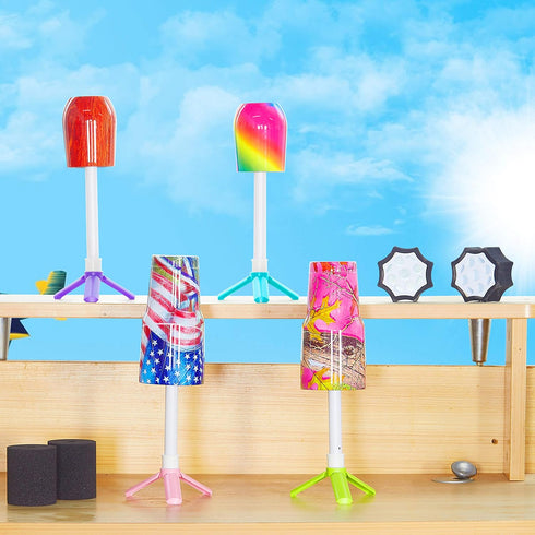 Cup Drying Stander Holder Cup Turner Crafts Tumbler Cup Turner Rack Holder Cup Spinner Machine Kit for Cup Turner Accessories DIY Glitter Epoxy Tu...