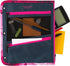 Five Star Pencil Pouch, Pen Case, Storage Organizer for School Supplies Earbuds Chargers Cables Makeup, 3-Pocket, Fits 3 Ring Binder, Navy/Pink (5...