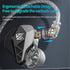 keephifi KZ EDXS in Ear Monitor Headphones 10mm Dynamic Driver HIFI 3D Metal Earphone, KZ Wired Earbuds IEMS with High Resolution Sound and Detach...
